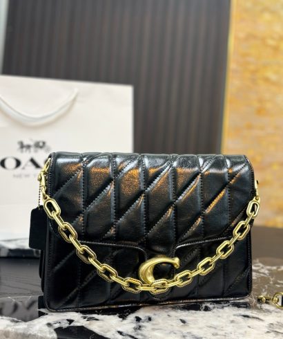 COACH Chain Tabby Quilted Chain Bag