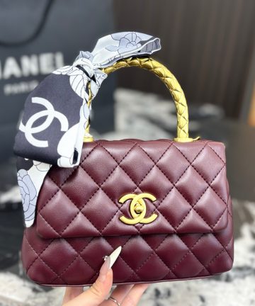 Chanel Burgundy Mini Flap Bag
