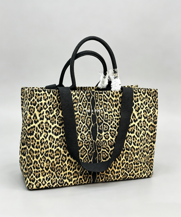 Marni Leopard Print Tote Bag