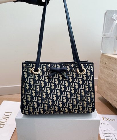 Dior Oblique Bow Tote Bag
